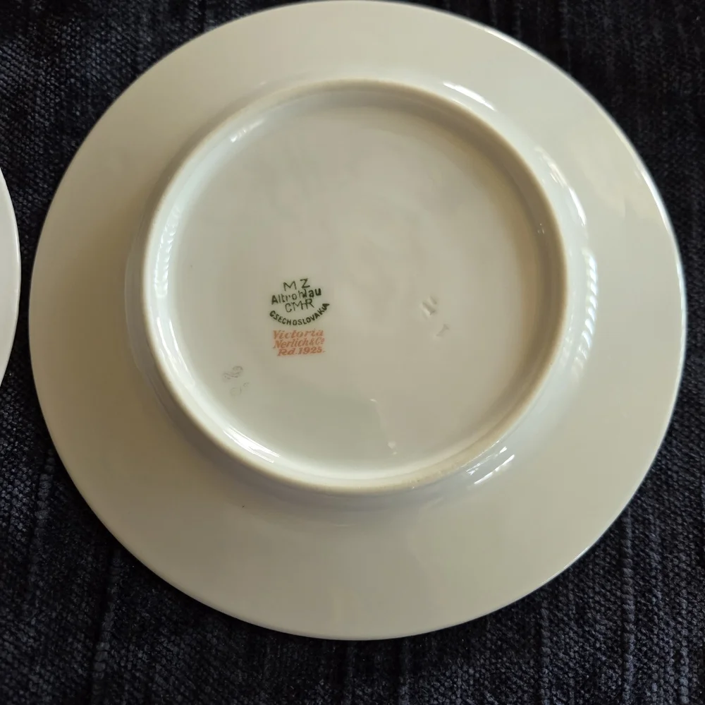 Pair Of Moritz Zdekauer In Altrohlau Czechoslavakia 